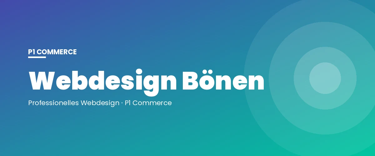 Webdesign Bönen – P1 Commerce Webagentur